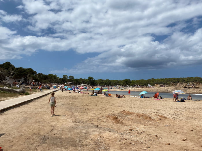 Kindvriendelijke strand Ibiza Cala Bassa