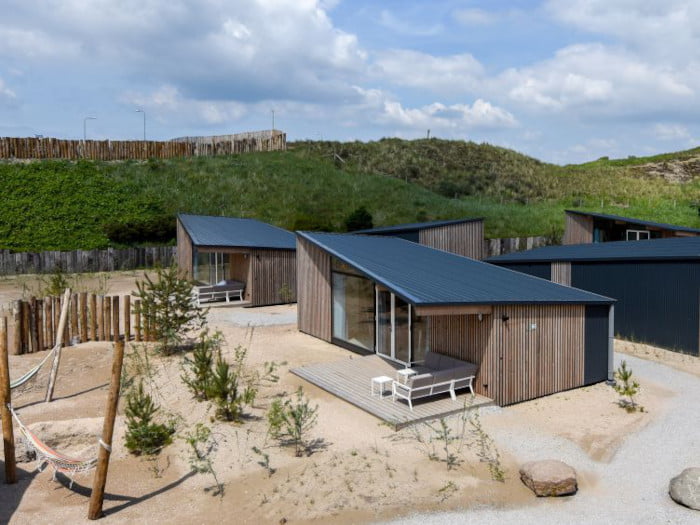 Roompot strandhuisjes bij Bloemendaal aan Zee