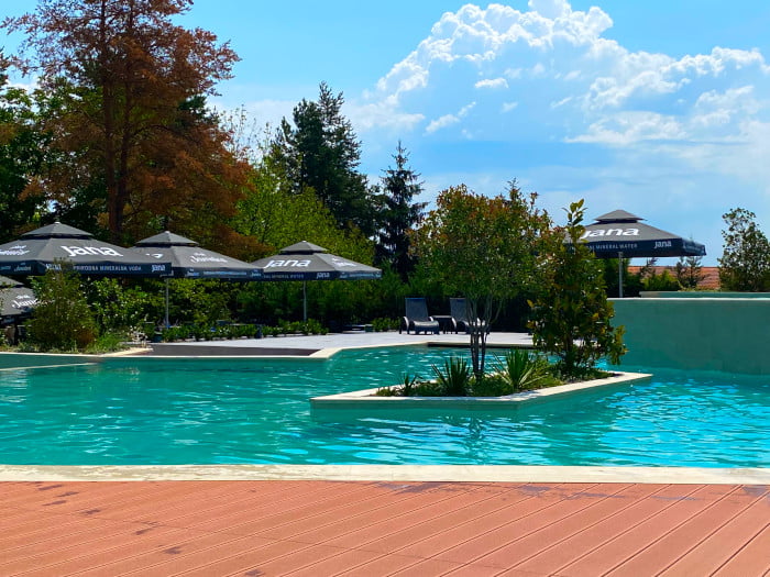 zwembad Plitvice Holiday Resort Kroatie