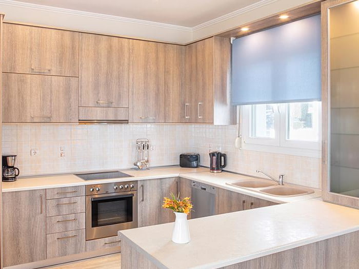 Keuken van Villas Luna Rosa op Samos