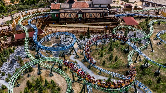 Efteling familie-achtbaan Max en Moritz